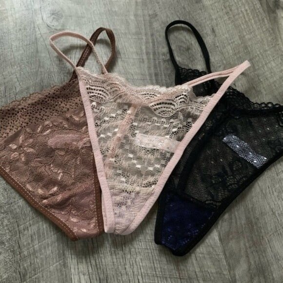 NEW Women’s 7 Pairs Lace G-String Thong Set S/M - Picture 4 of 4